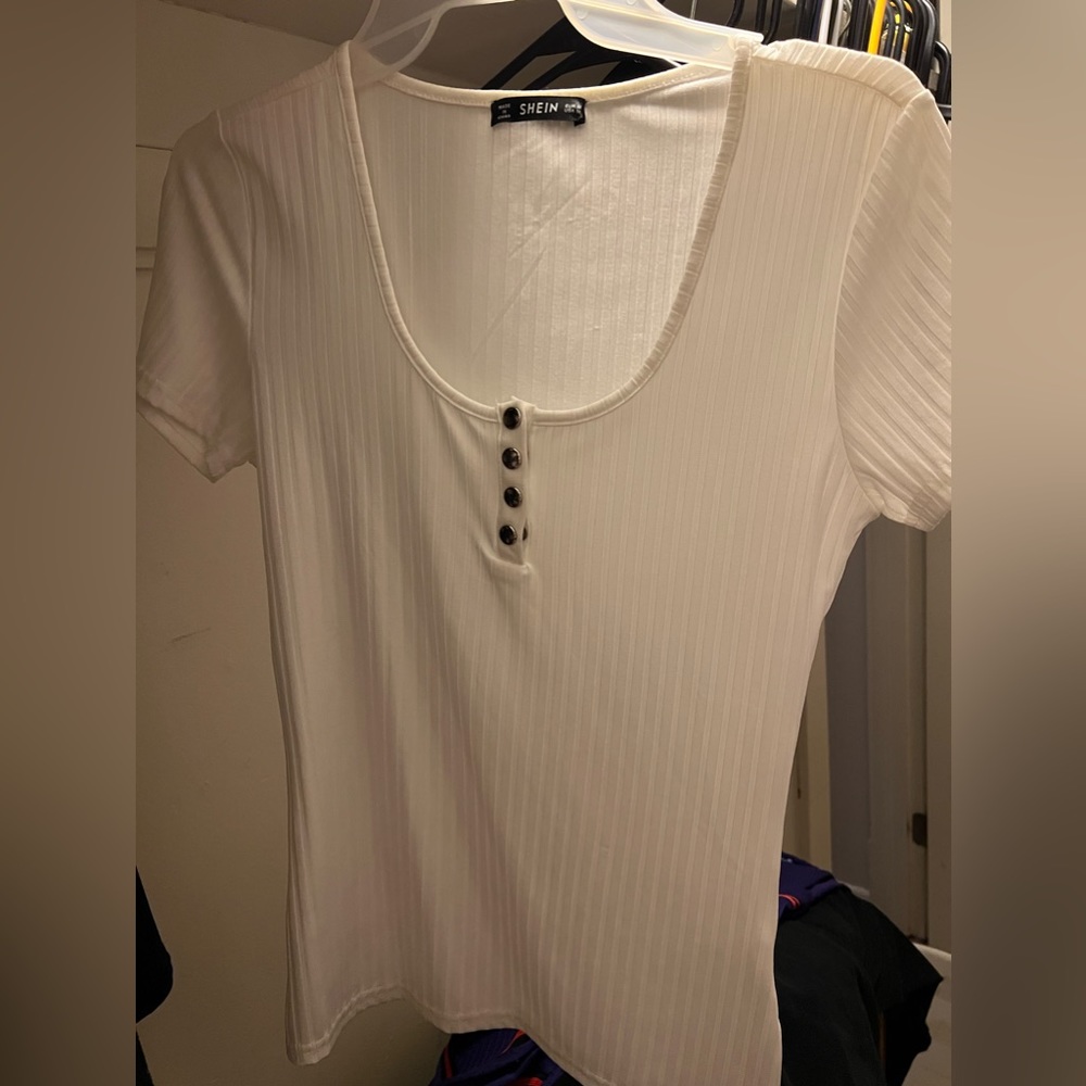 Shorn White Tee
